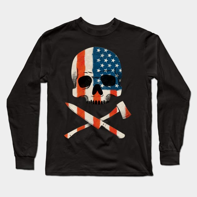 American Psycho Long Sleeve T-Shirt by wharton
